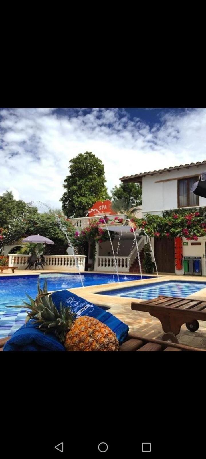 Hotel Y Restaurante Bienmesabe Santa Fe de Antioquia Buitenkant foto